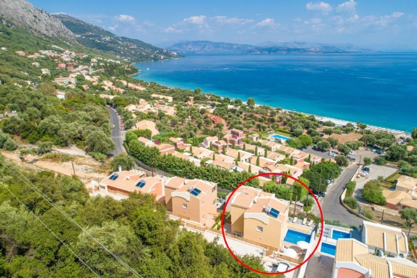 Corfu Sea View Villa - Aurora Barbati Zewnętrze zdjęcie