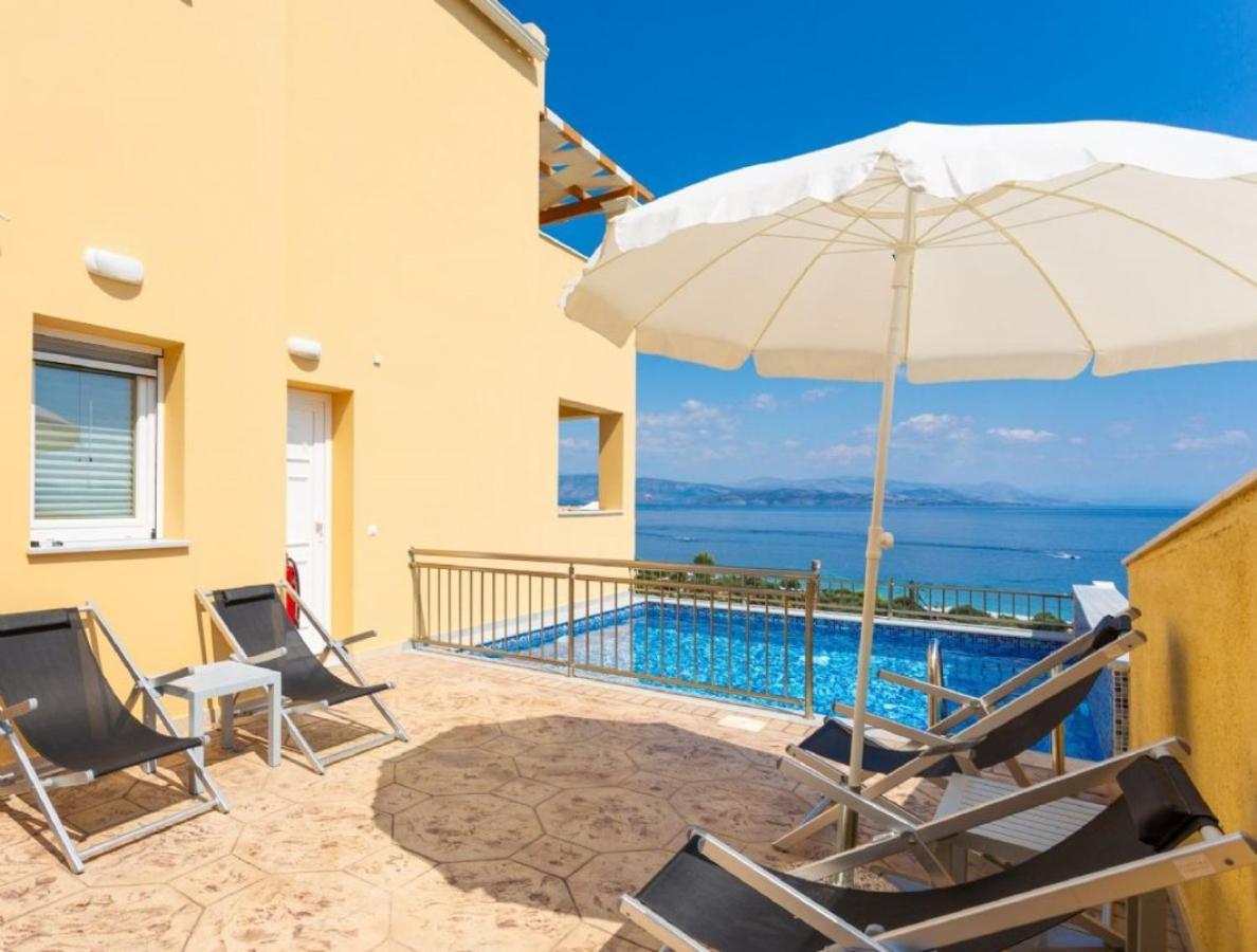 Corfu Sea View Villa - Aurora Barbati Zewnętrze zdjęcie