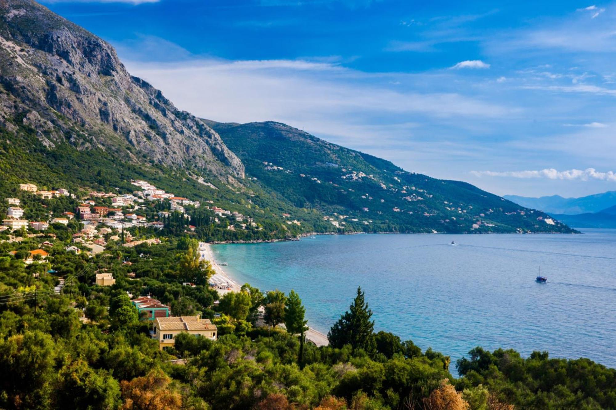 Corfu Sea View Villa - Aurora Barbati Zewnętrze zdjęcie